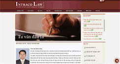 Desktop Screenshot of intracolaw.com.vn